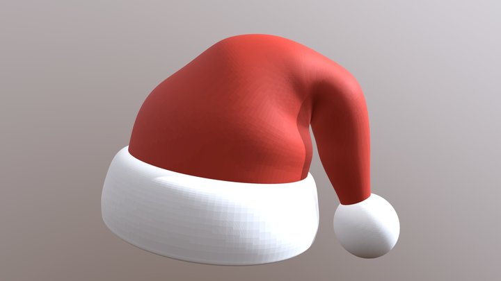 Santa Hat 3D Model