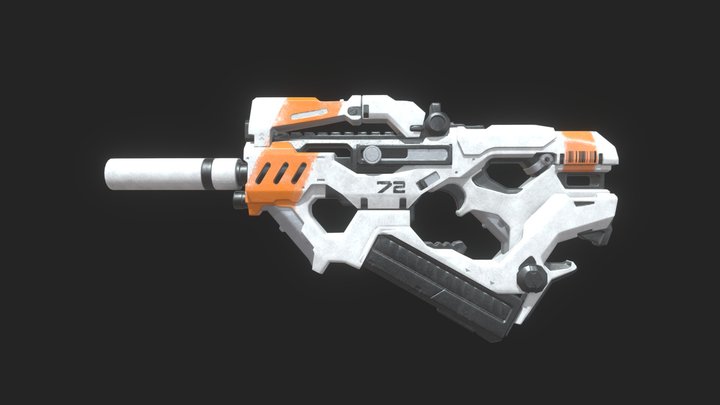 Submachine Gun Model 3D Model