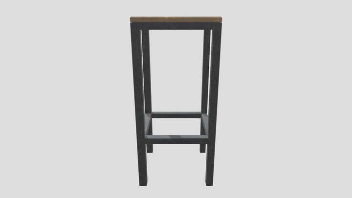 Loft Bar Stool 3D Model