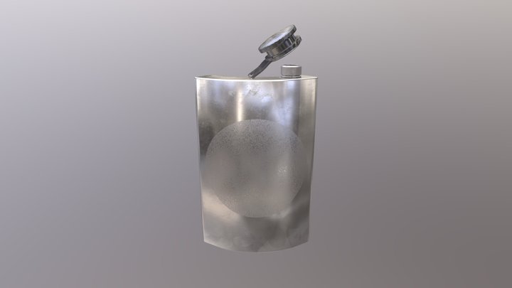 flask 3D Model