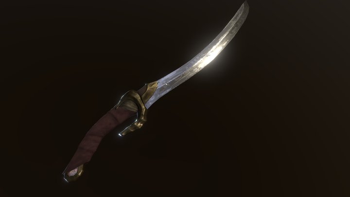Stylized Fantasy Sabre | Tears Of Steel 3D Model