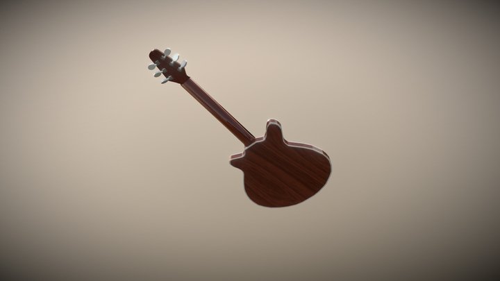 Electric Guitar | The Red Special 3D Model