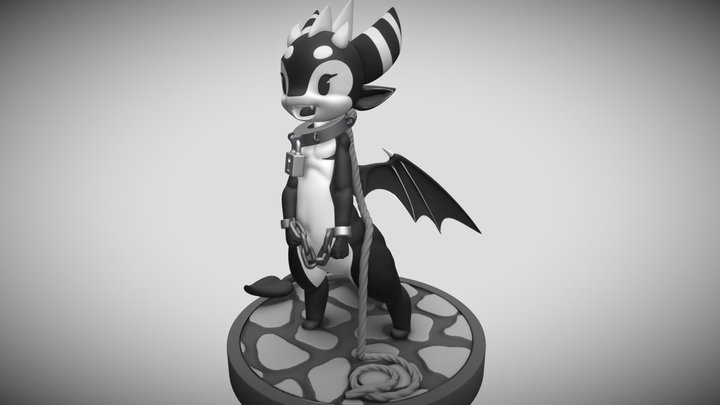 Stripes - Character by and Owned by RUDragon 3D Model