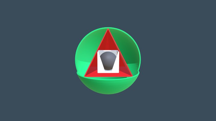 Square The Circle Design V3 3D Model