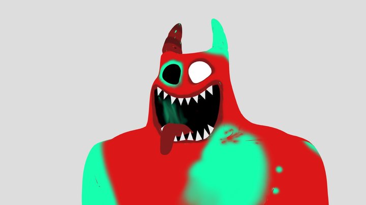 hellish-banban-garten-of-banban-8 3D Model