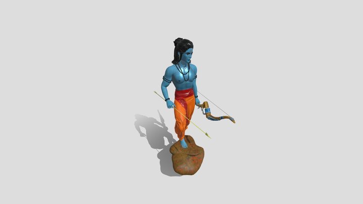 shree ram 3d model free download 3D Model