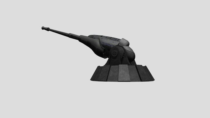Harnaidan Defensive Cannon 3D Model