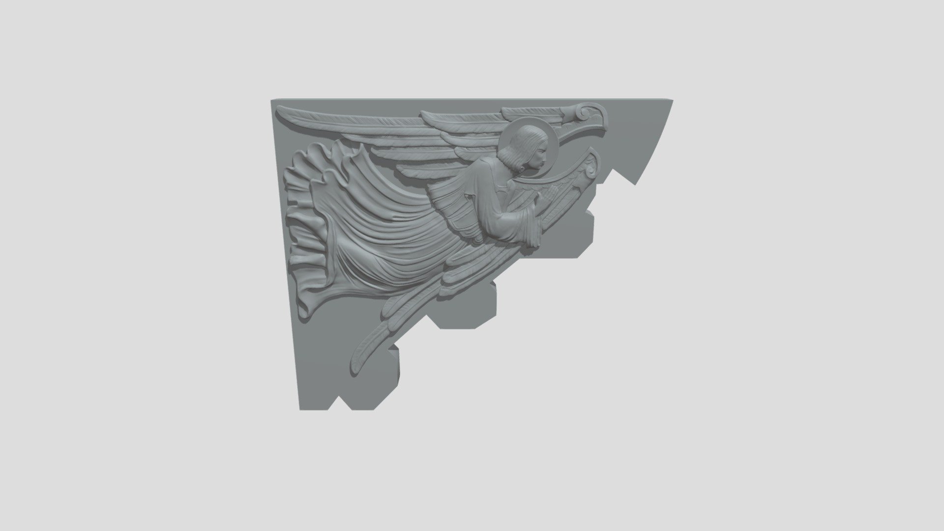 Left Angel Panel 1 - 3D model by bcbybee [563bfe6] - Sketchfab