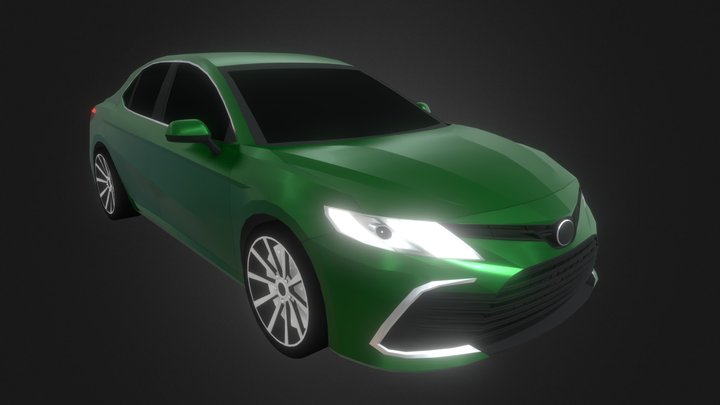 Toyota Camry - MidPoly 3DModel 3D Model