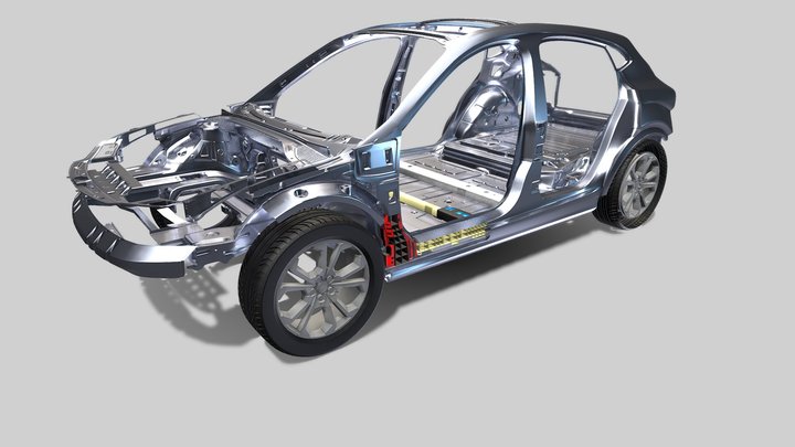 Solutions for Electromobility. 3D Model