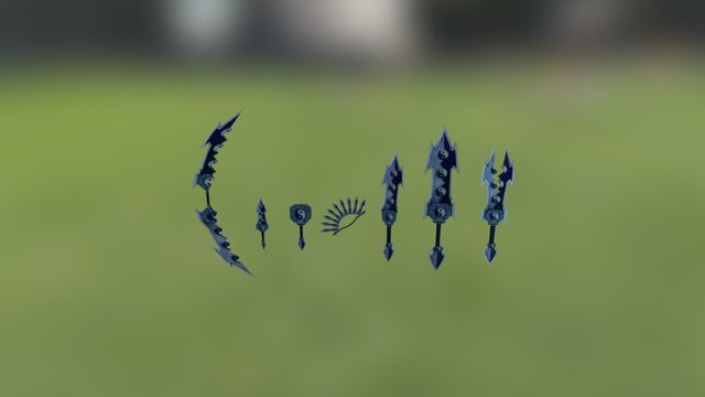 Weapon V2 3D Model