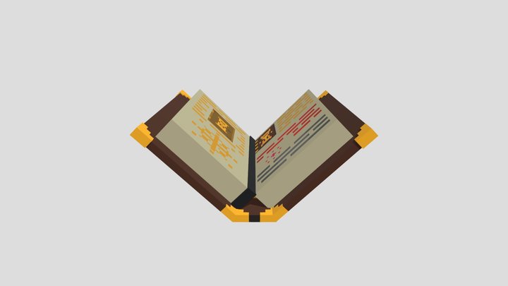 Golden Academy Book (IA) 3D Model