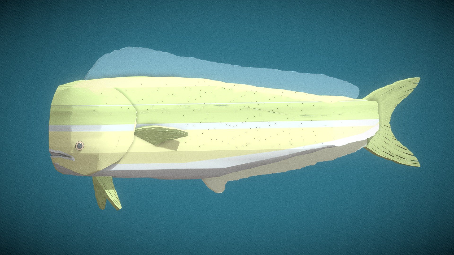 Hand Drawn Dolphinfish