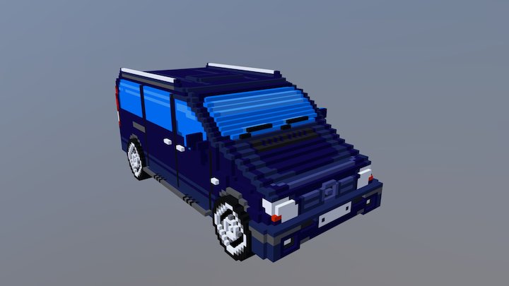 Mob's Van 3D Model