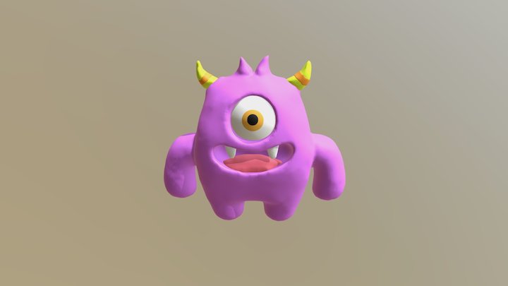 Monster Smiles 3D Model