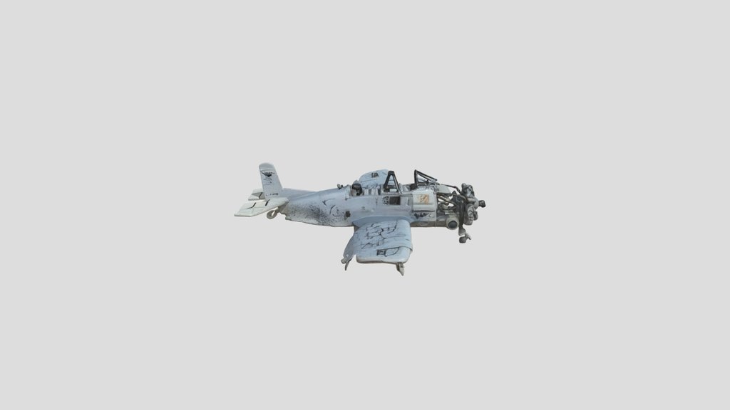 Airplane Wreck 3d Model