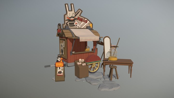 Magic & Mystery's Wagon 3D Model