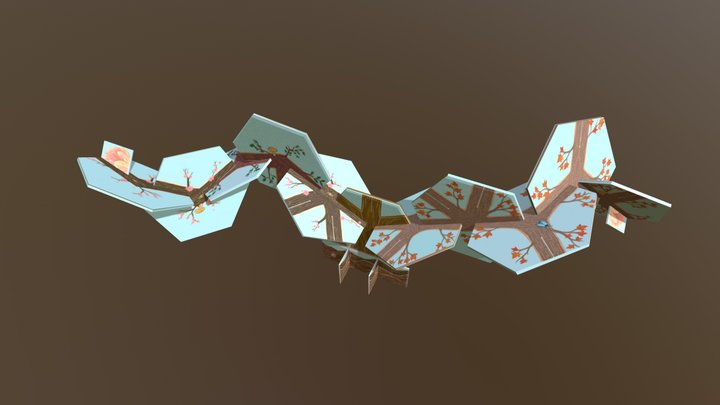 Low laying bush 3D Model