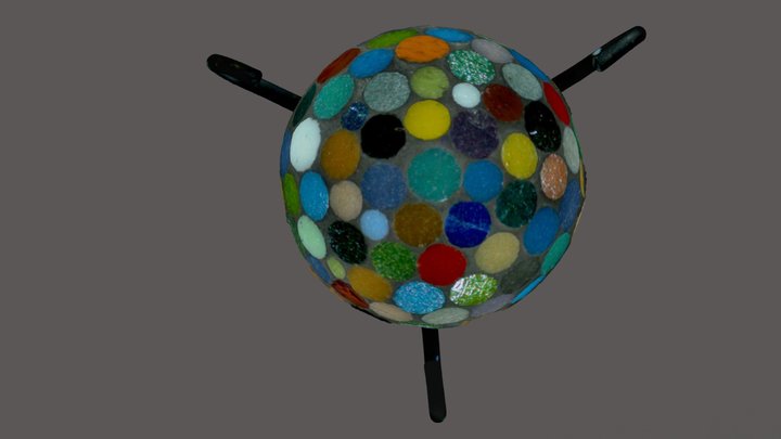Mosaicos Mary - Bola 01 3D Model