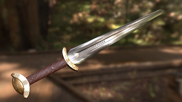 Saxon Sword 3D Model