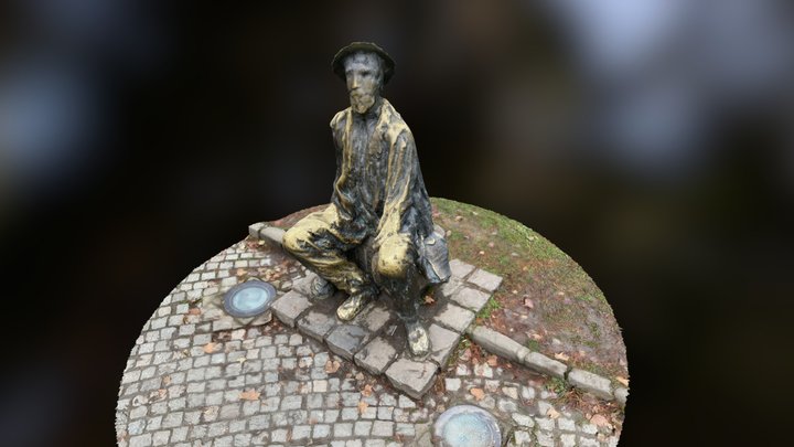 Spomenik Djuri Jaksicu u Novom Sadu 3D Model