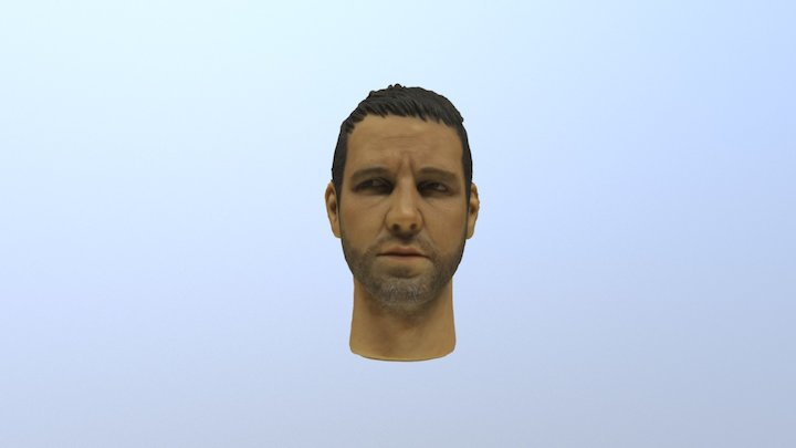 KT Russell Crowe Head Sculpt Photogrammetry v2 3D Model