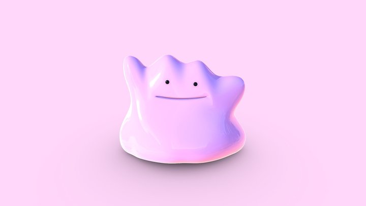 Ditto Pokemon 3D Model