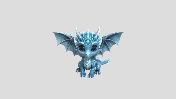 Frostwing Hatchling 3D Model