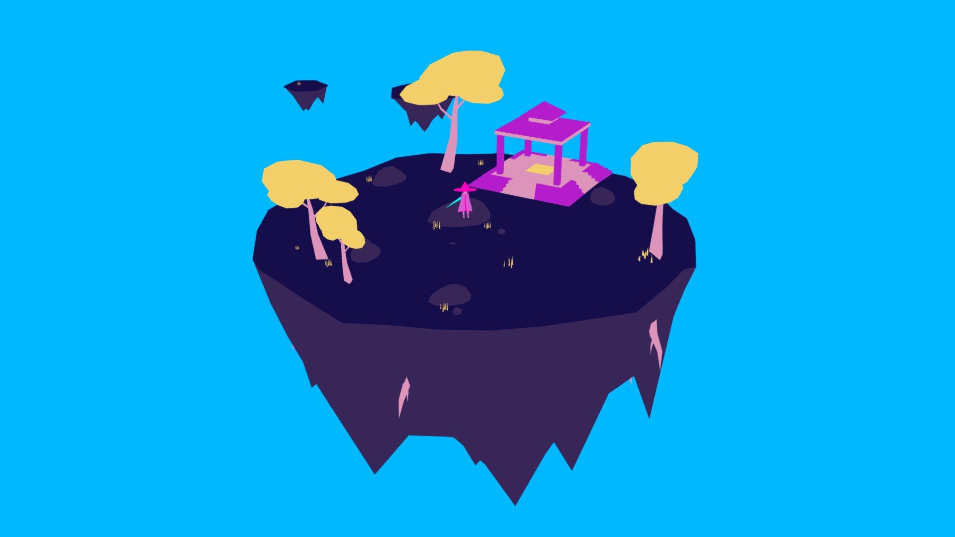 Floating Islands — Sketchfab embed 3D viewer