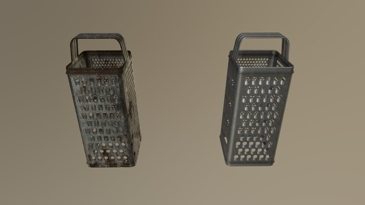 Freebie - Game Art: Graters 3D Model