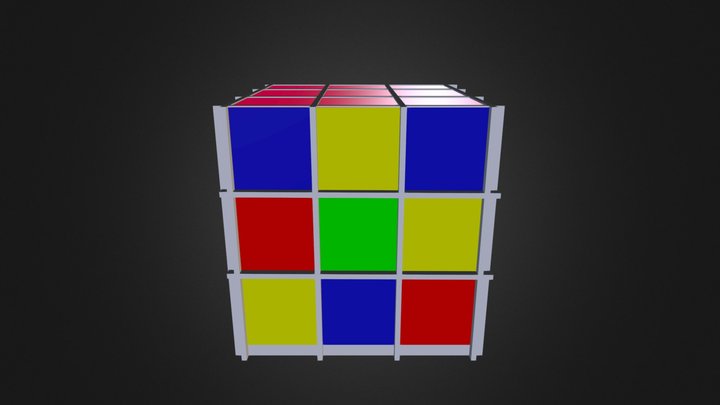 кубик рубика 3D Model