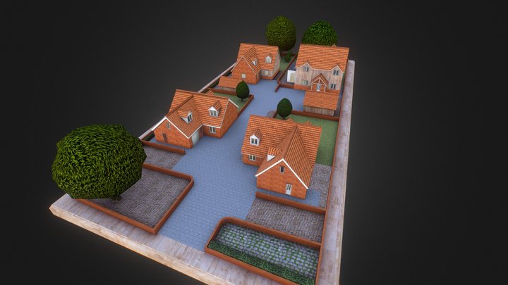 Taverham Site Plan  3D Model