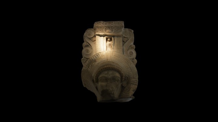 Large Hathor Capital from Amathous 3D Model
