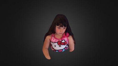 little girl 3 3D Model
