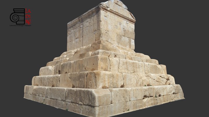 Tomba di Ciro II il Grande a Pasargade (Iran) 3D Model