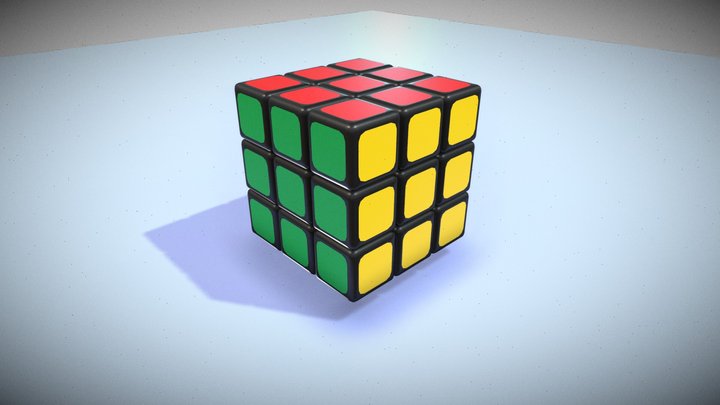 Rubik Cube 3D Model