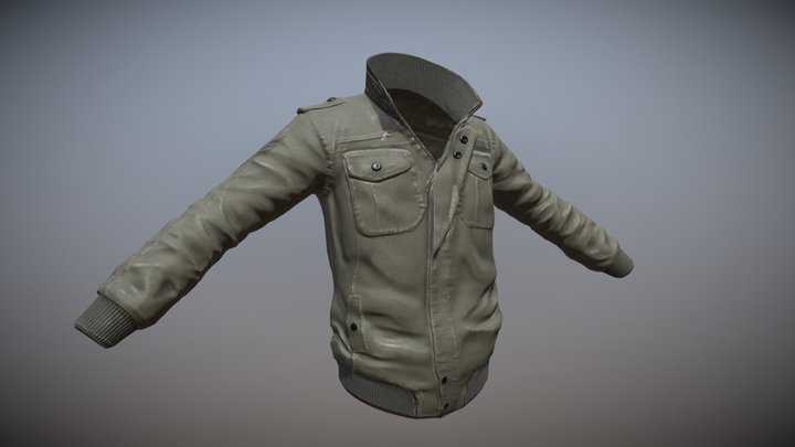 Game Res US Army Jacket 3D Model