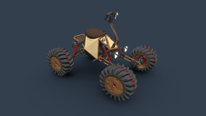 Arriero. Rural cargo vehicle 3D Model