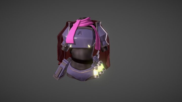 Sci-Fi Female Rebel Armour 3D Model