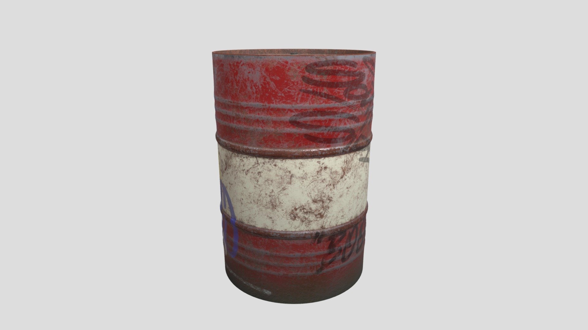 Explosive Barrel - 3D model by jznes [564649c] - Sketchfab