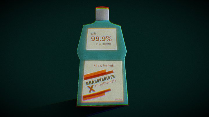 Mouthwashing 3D Model