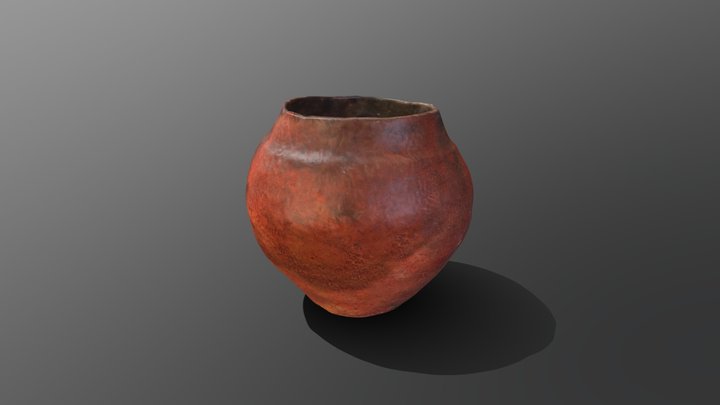 Rekonstrukcja popielnicy - eksponat 3 3D Model
