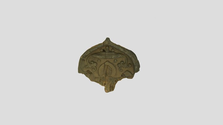 神野々廃寺（橋本市）　火頭形塼仏 – Modello 3D gratuito STL