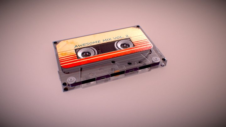 Audiotape - Awesome Vol.2 3D Model