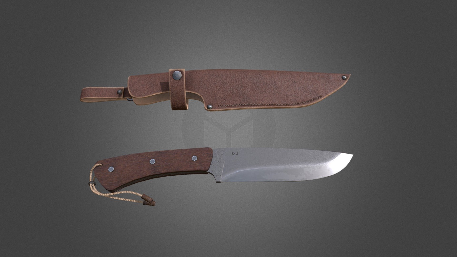 Hunting Knife Download Free 3D model by Andriy (Andriy_25) [564a020