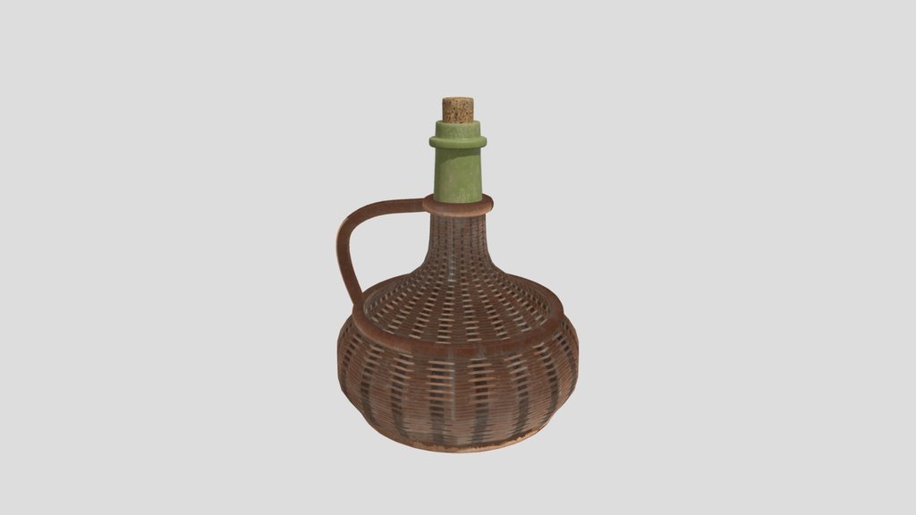 Medieval Market Bottles Wicker