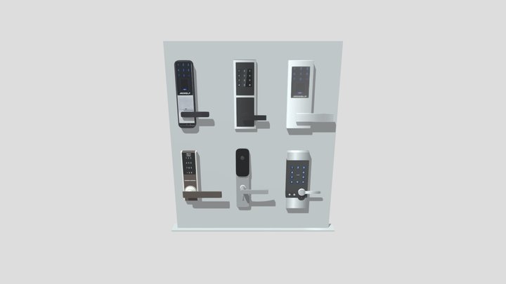 المعرض الافتراضي لمواد البناء - كوالين ابواب 3D Model