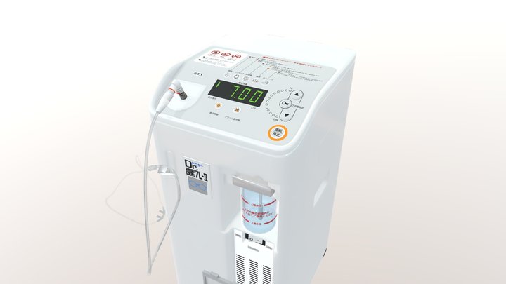 酸素濃縮装置 (在宅酸素療法）Oxygen Concentrator　Dr酸素7L 3D Model