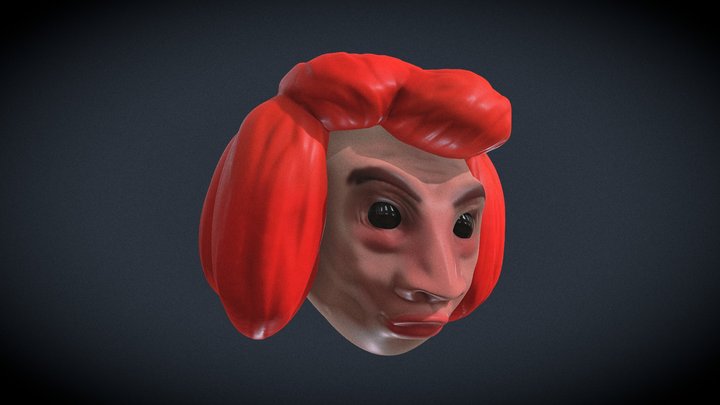 ugliest girl 3D Model