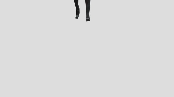 Female Tough Walk 3D Model